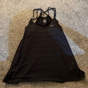 Nike Black Strappy Tank Top